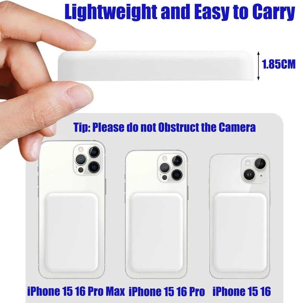 900000mAh Power Bank Magnetic Battery Pack Wireless Charger for iPhone 16/15/14