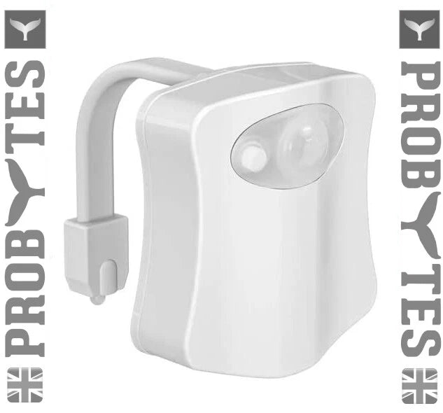 Toilet Bowl 8 Colors LED Night Light Motion Activated Seat Sensor Lamp Bathroom