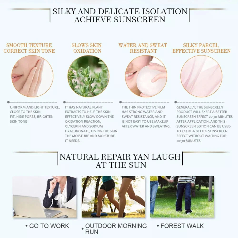 SPF 90 Facial Body Sunscreen Whitening Sun Cream Sunblock Skin Protective FI5