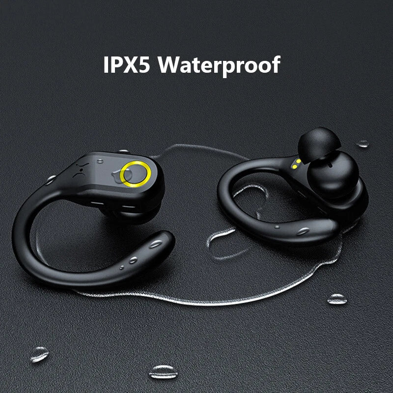 TWS Wireless Bluetooth Earphones Headphones Sports Running Bass Earbuds Ear Hook