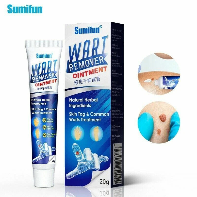 Sumifun Wart Removal Body Warts Treatment Cream Foot Care Cream Skin Tag Remover