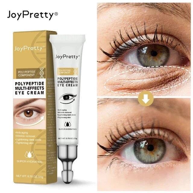2PC Instant Remove Wrinkle Eye Cream Eye Bags Dark Circles Anti Puffiness Serum