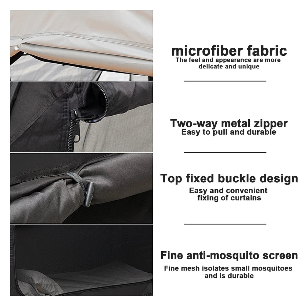 Folding Tent Camping Cot Bed Portable Compact Sleeping Carry Bag Indoor