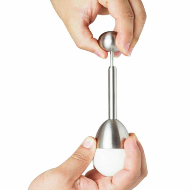 Stainless Steel Egg Topper Eggshell Cutter Egg Cracker for Hard Soft Boiled Egg~