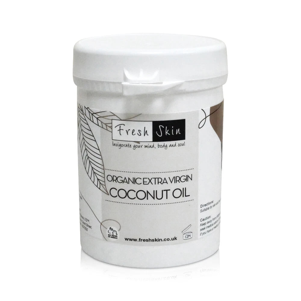 250g Organic Extra Virgin Coconut Oil - 100% Pure, Raw & Cold Pressed