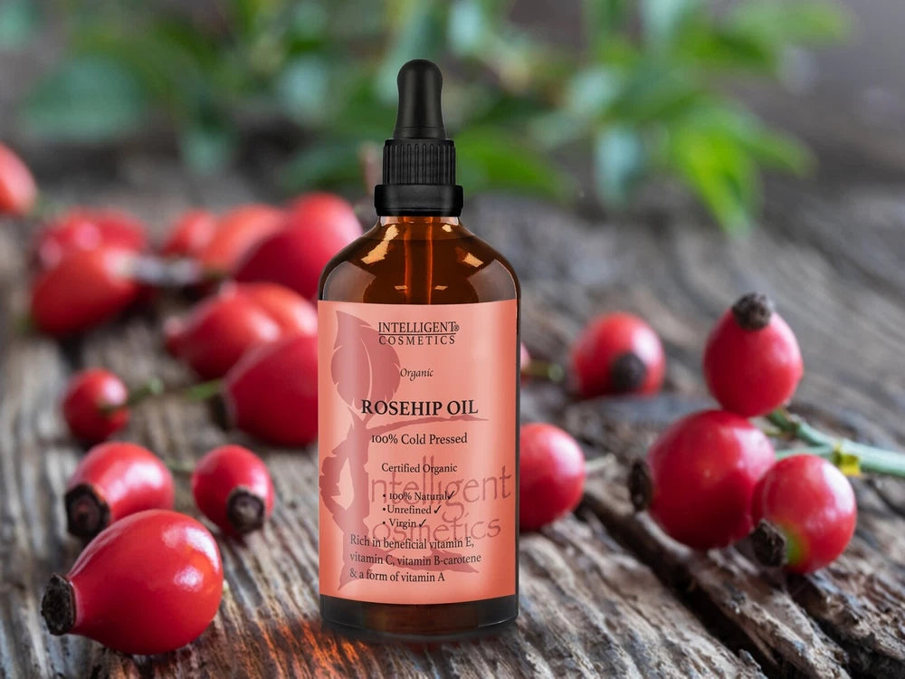 Rosehip Oil Certified Organic 100% Cold Pressed Pure Rose Hip Best Facial Oil