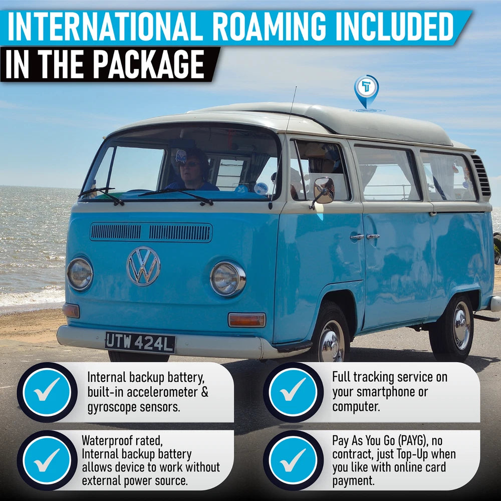 TruTrak GAT23 GPS Tracker 4G - Real Time magnetic vehicle car Tracking Device