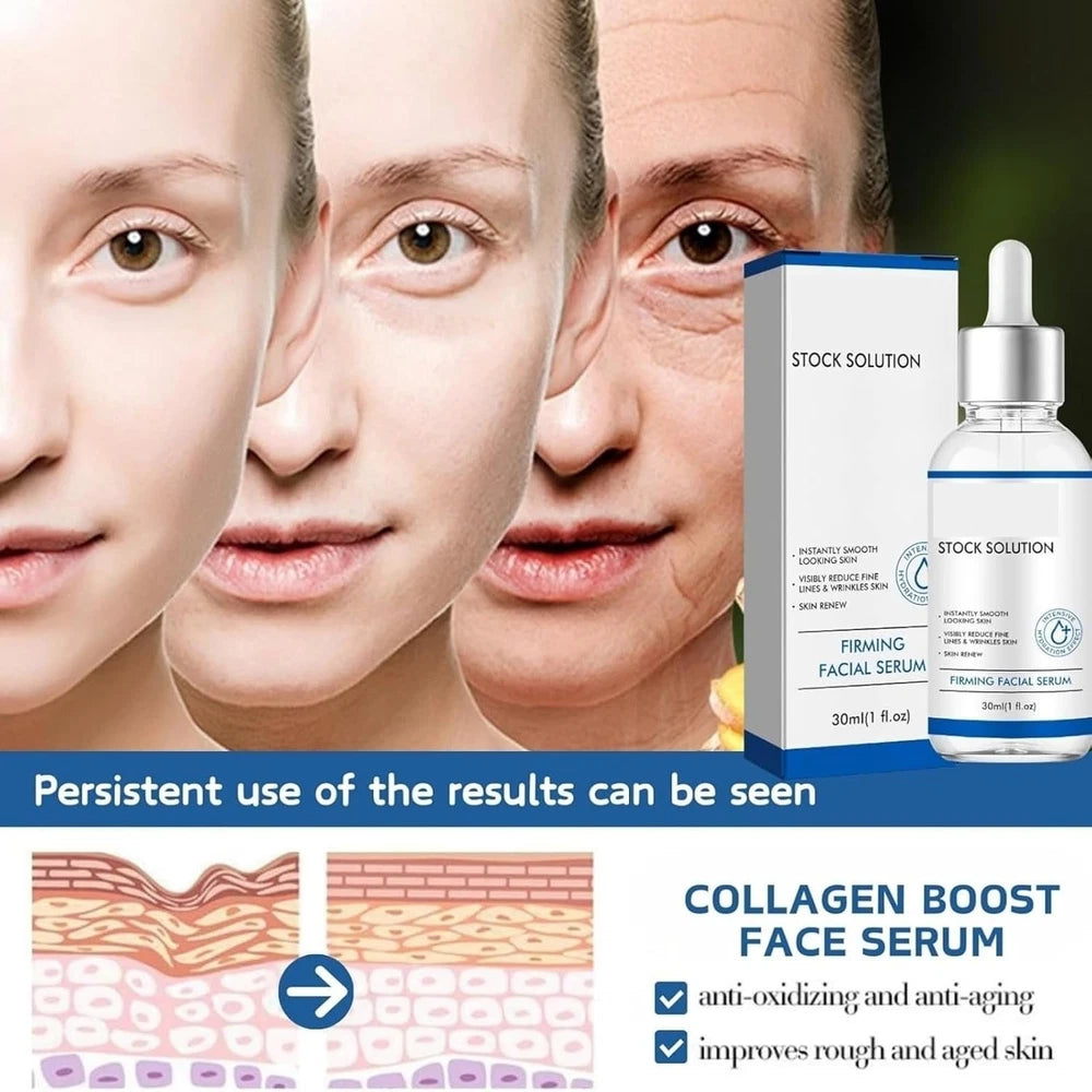 Wrinkle Serum Anti Aging Liquid Solution Face Lift Skin Plumping Firming 2pcs