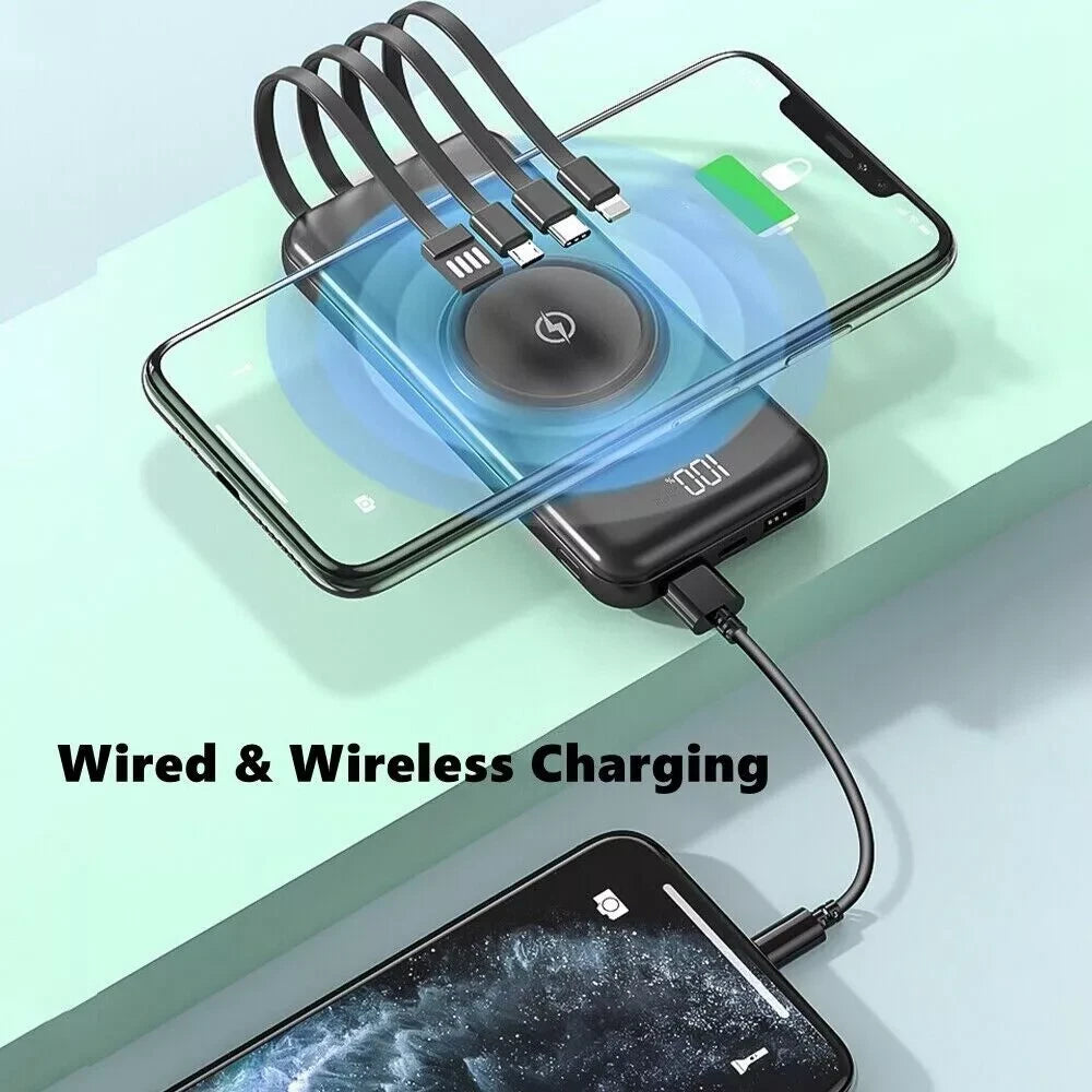 9000000mAh Portable Power Bank Wireless Charger Fast Charging Magnetic Charger