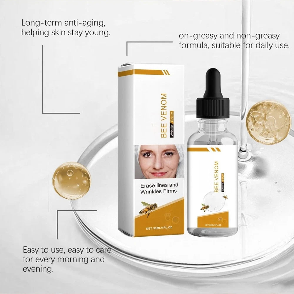 Bee Venom Wrinkle Removal Cream,Bee Venom Face Serum,Skin Firming Cream,Bee Veno