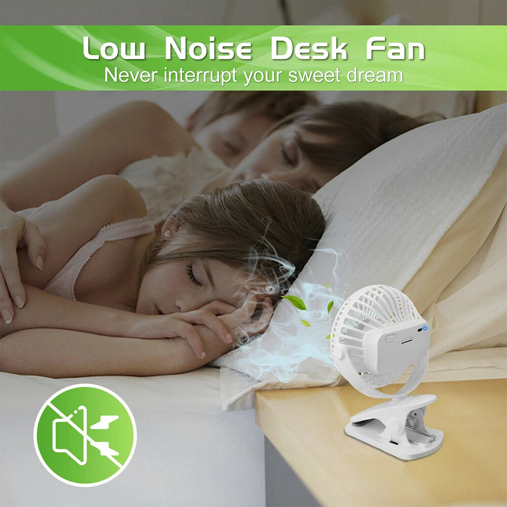 Neck Fan USB Portable Neck Fan Rechargeable Portable Cooler Neckband Bladeless~
