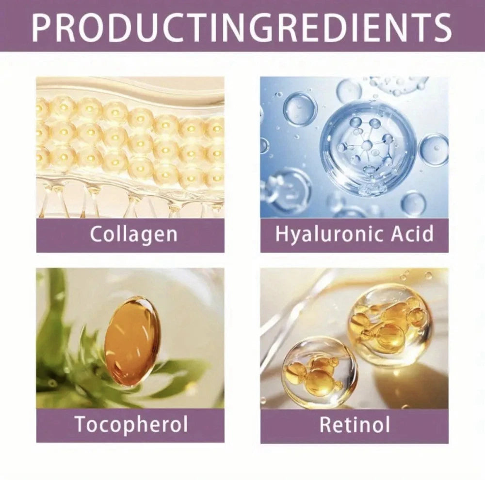 2 Minute Face Lift Day & Night Cream Retinol Hyaluronic Acid Collagen 100g New