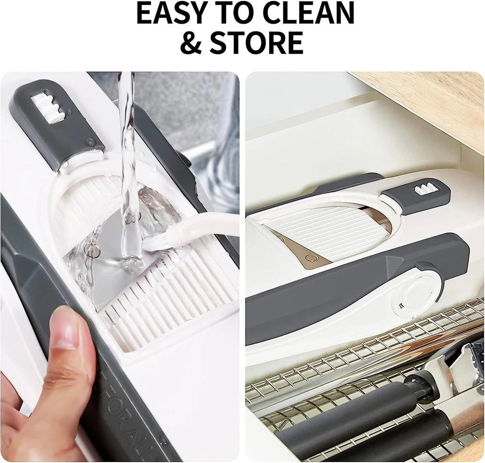 Vegetable Chopper Salad Fruit Mandolin Slicer Food Cutter Dicer Peeler Manual