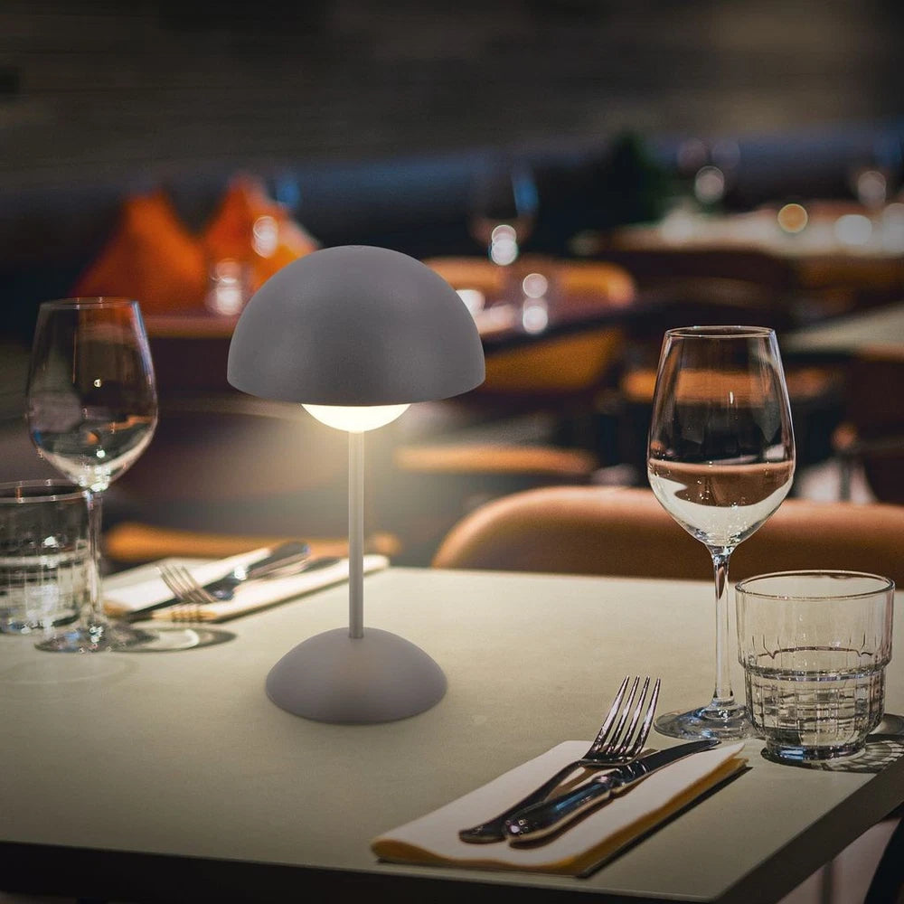 Table Lamp Rechargeable LED Desk Night Light Dimmable Cordless Touch Anthracite