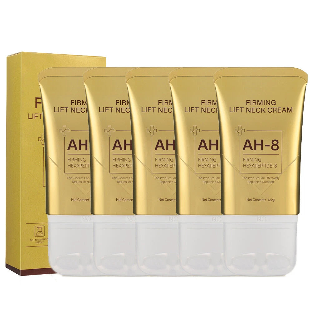 Firming Neck Cream with Roller Massage - Anti-Ageing Hydration for Crepey Skin