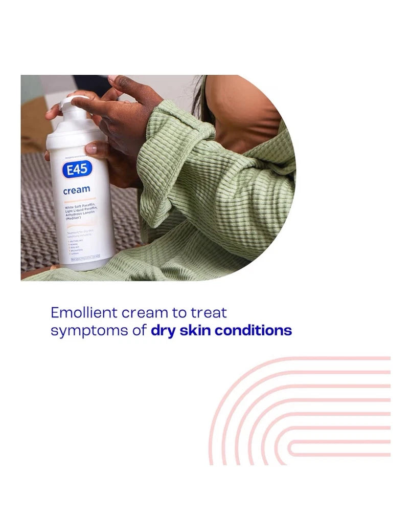 E45 Cream 500 G E45 Cream for Dry Irritated Skin Moisturiser to Soothe Dry Skin