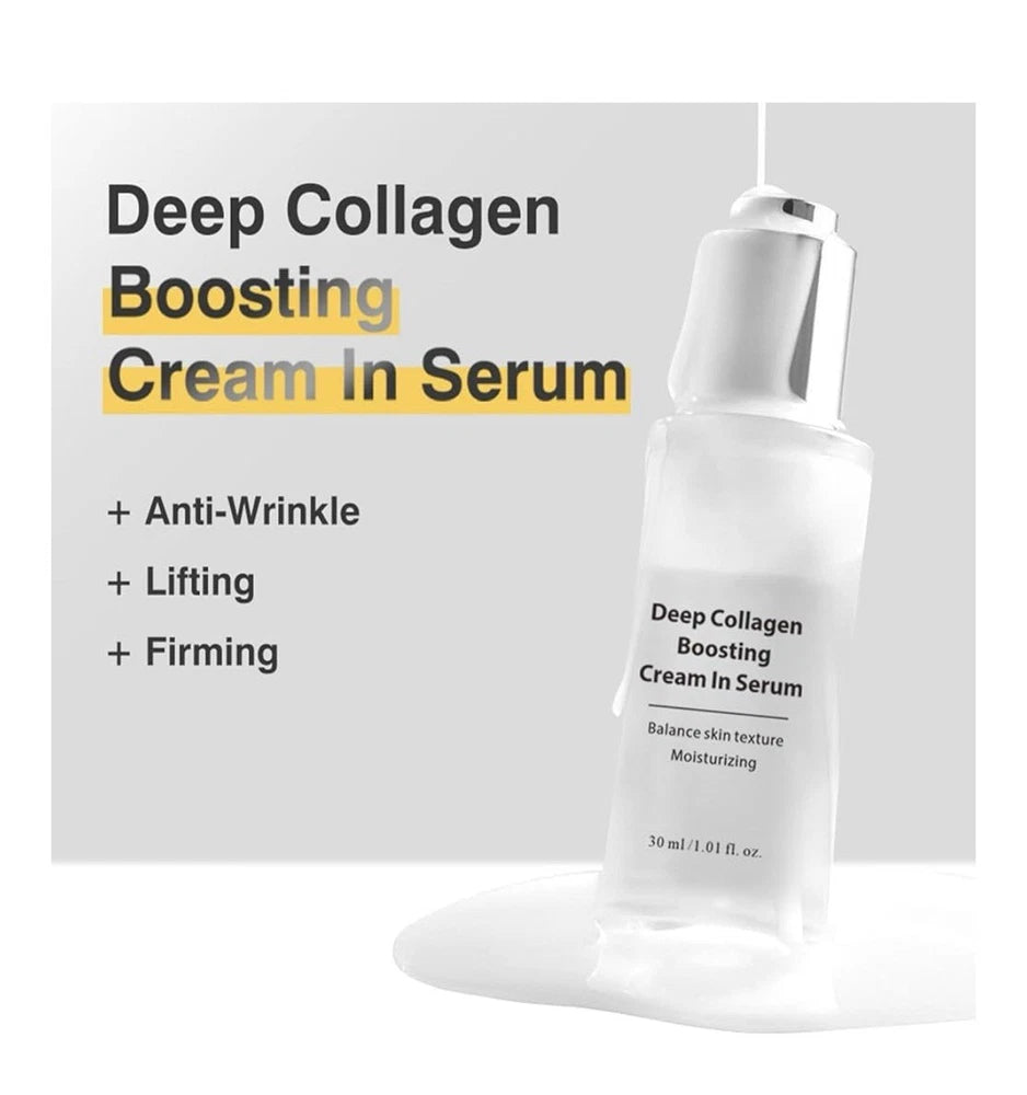 Deep Collagen Anti-Wrinkle Cream In Serum,Collagen Serum For Face All Skin 30ml