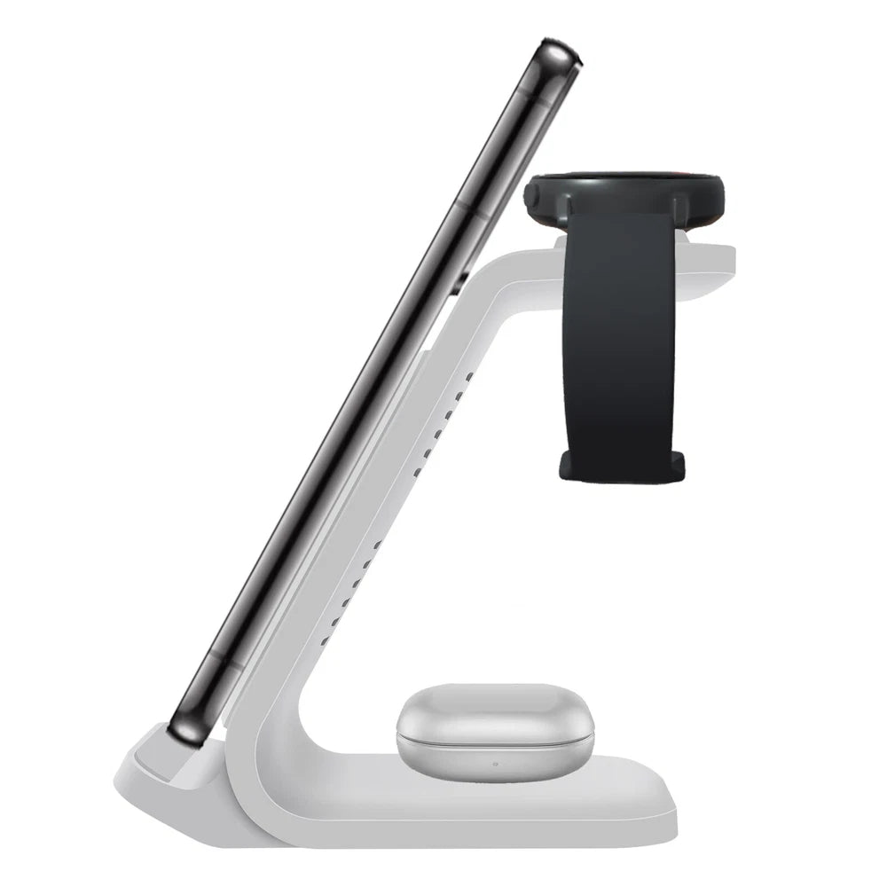 Wireless Charger Dock 3in1 Charging Station For Samsung Galaxy Watch 6/5 S24 S23