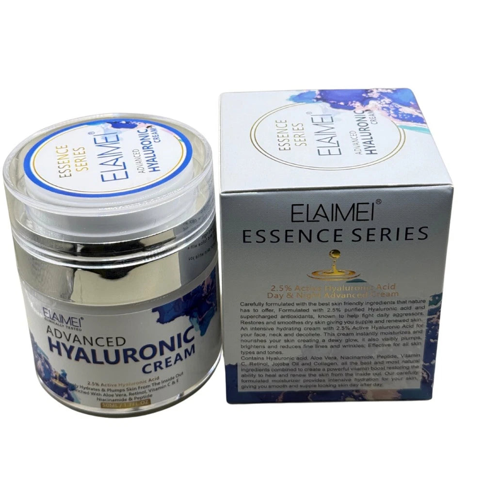 face cream Hyaluronic Acid Anti-Aging Wrinkles Blemishes Vitamin C E Retinol