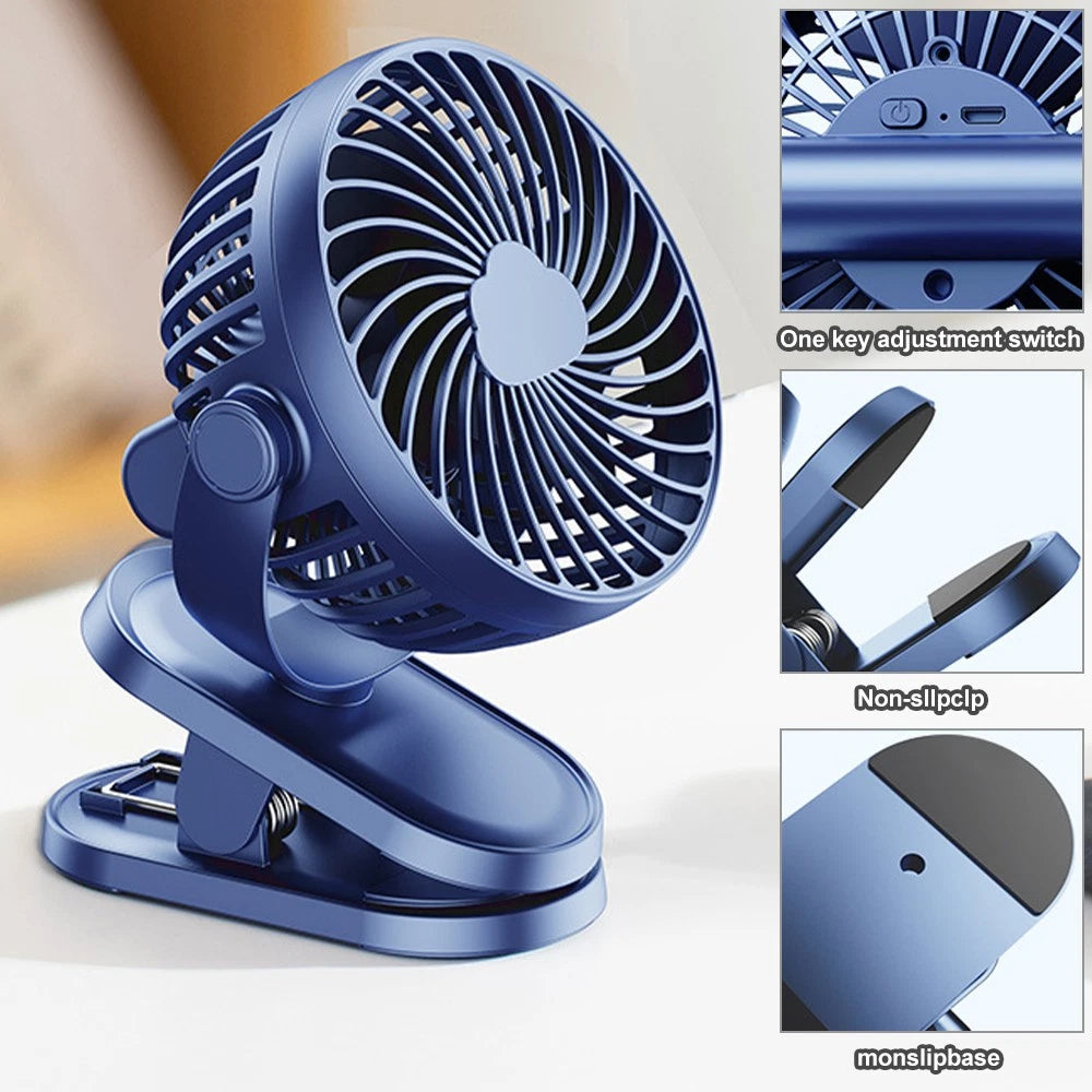 Neck Fan USB Portable Neck Fan Rechargeable Portable Cooler Neckband Bladeless~