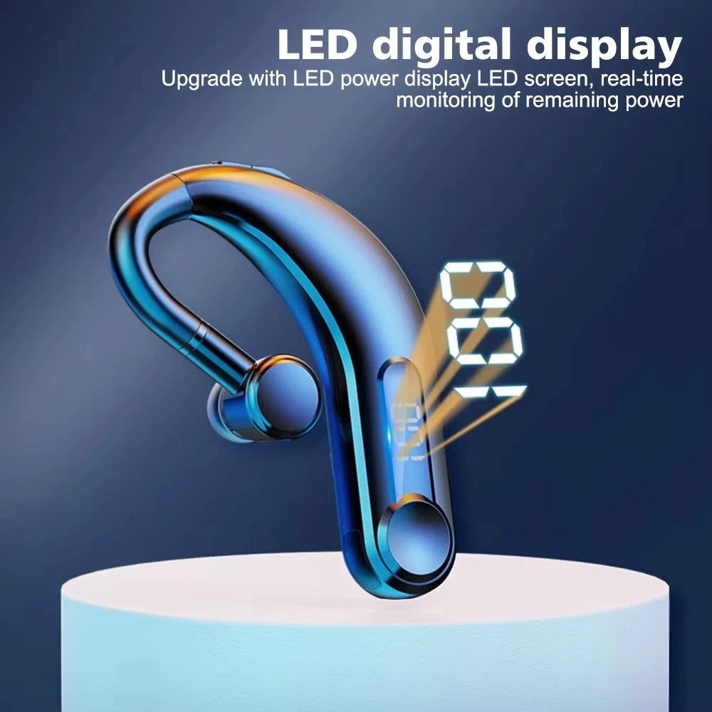 Wireless Earphones Bluetooth Headphones Sports Ear Hook Running Bass Earbuds