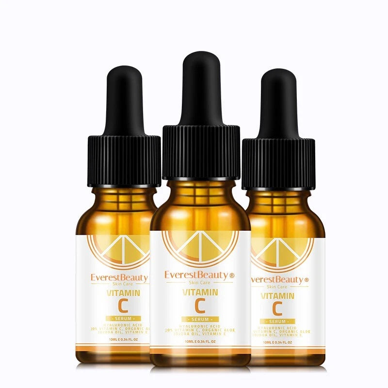 3xVitamin C serum with Hyaluronic Acid Suitable for Anti Ageing/Wrinkle Face