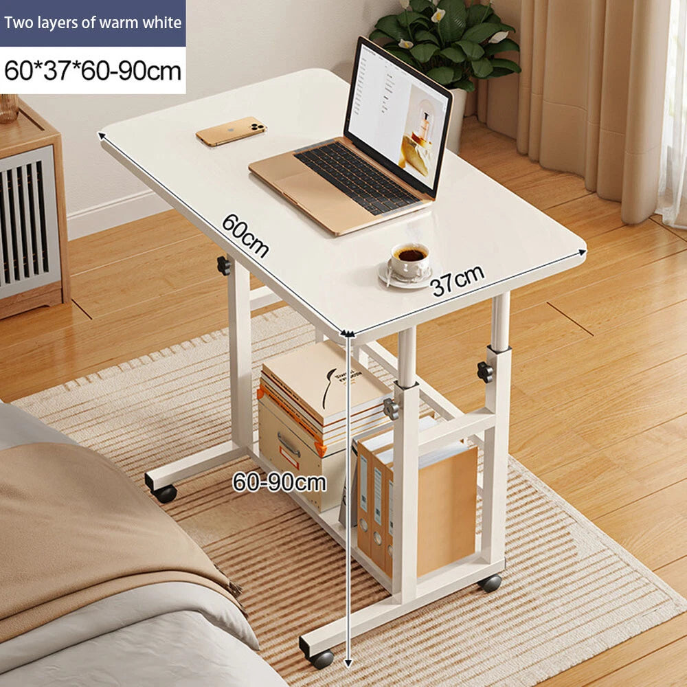 Portable Adjustable Laptop Table Sofa Bed Tray Computer Notebook Desk Trolley