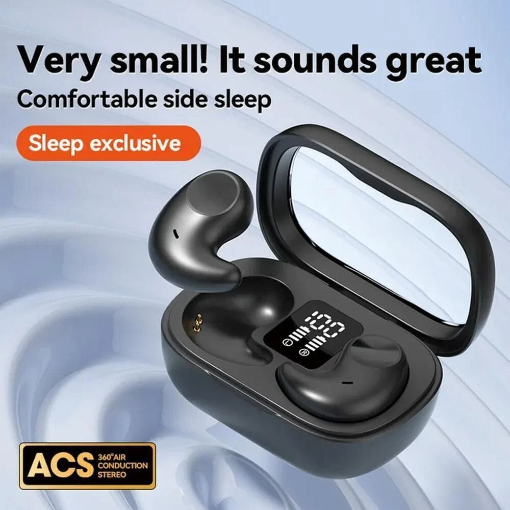 Wireless Bluetooth Earbuds Invisible Sleep Earphones Noise Cancelling Headphones