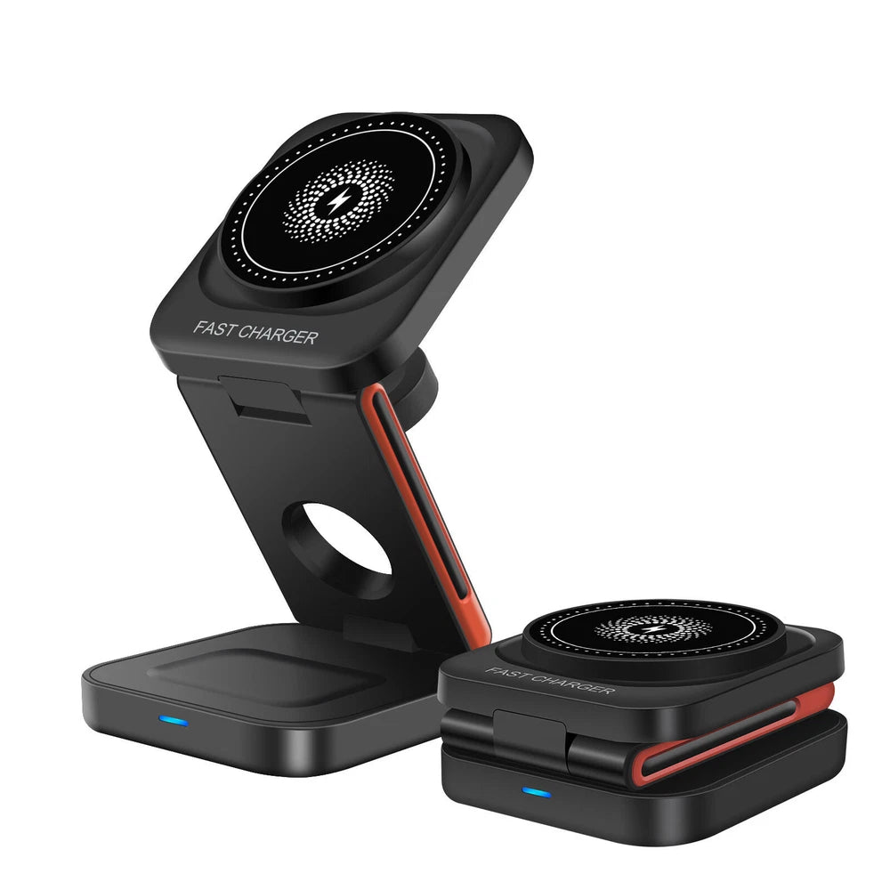 Wireless Charger Dock 3in1 Fast Charging Station For Apple Watch iPhone 16 15 14