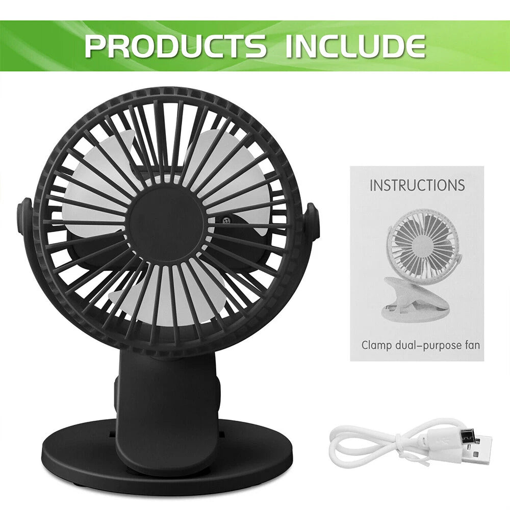 Neck Fan USB Portable Neck Fan Rechargeable Portable Cooler Neckband Bladeless~