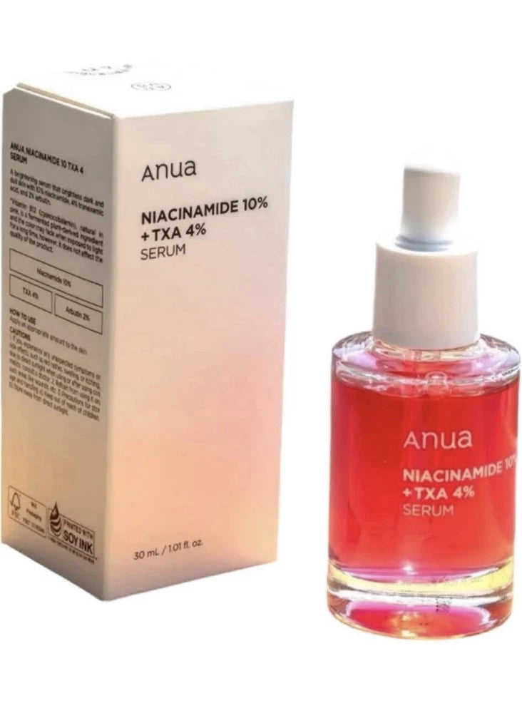 Anua Niacinamide Skincare 10% + TXA 4% Facial Serum, 30ml, Original in Box.