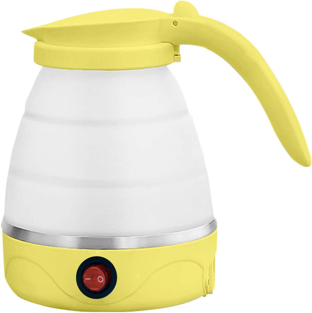 600ML Electric Kettle Camping Kettle Foldable Travel Kettle Silicone Portable UK