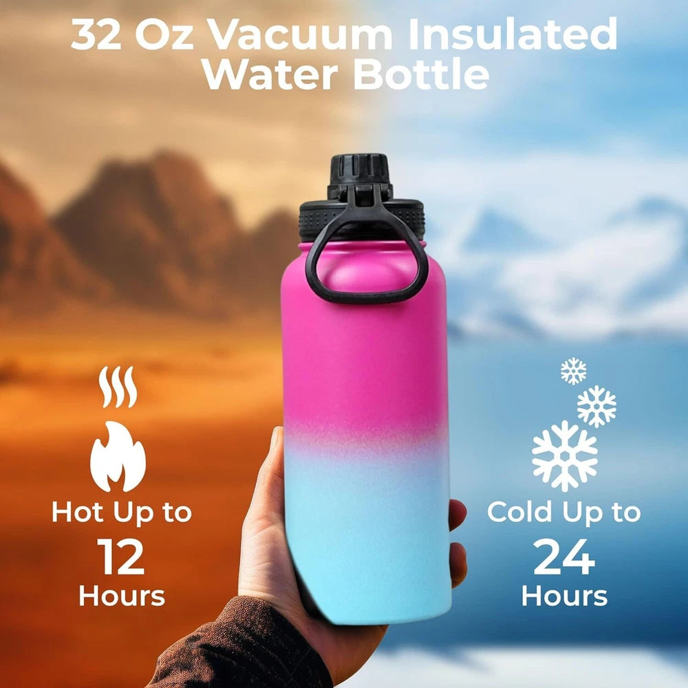 Vacuum Insulated Flask Stainless Steel Water Bottle  Leak-Proof & BPA-Free mug