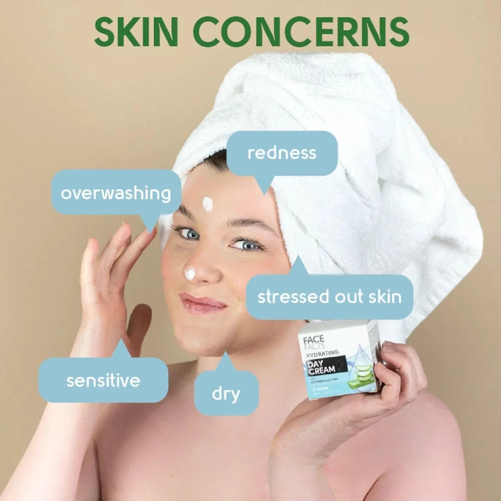 Face Facts Hydrating Eye Cream | Aloe Vera Soothes + Calms | 25Ml