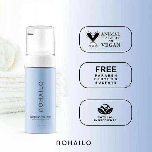 Face Wash Hydrating Facial Cleanser for All Type Skin Vegan & Natural Foam