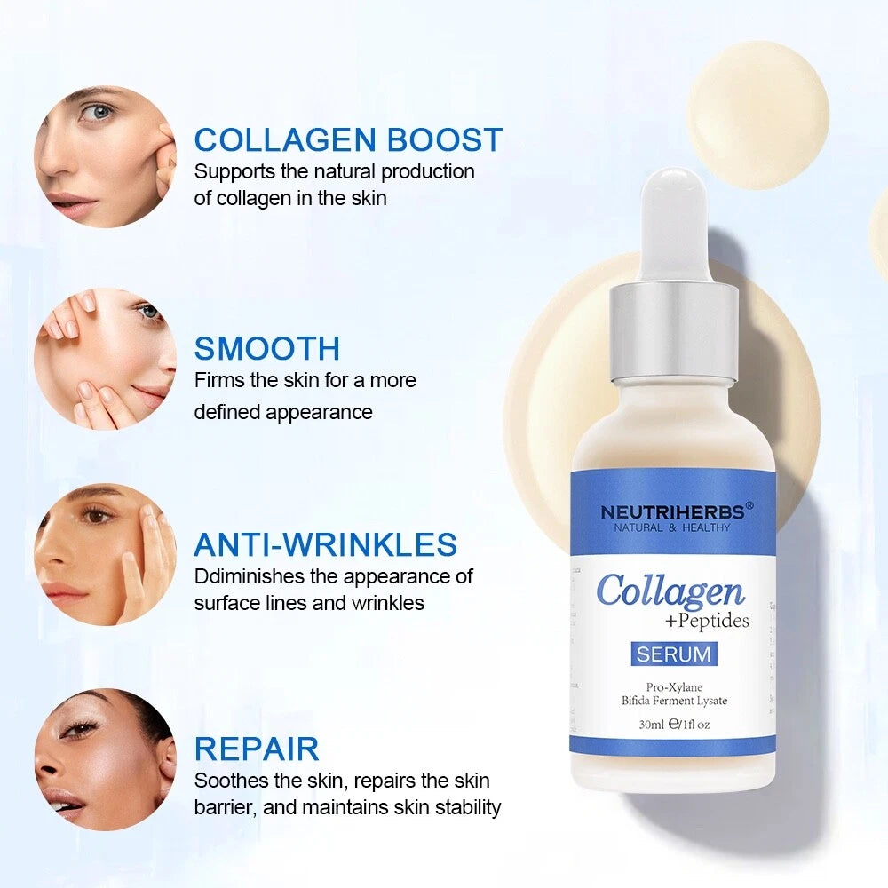 ADVANCED COLLAGEN PEPTIDE SERUM FOR SKIN BOOSTER, ANTI AGING AND FIRMING 30ML