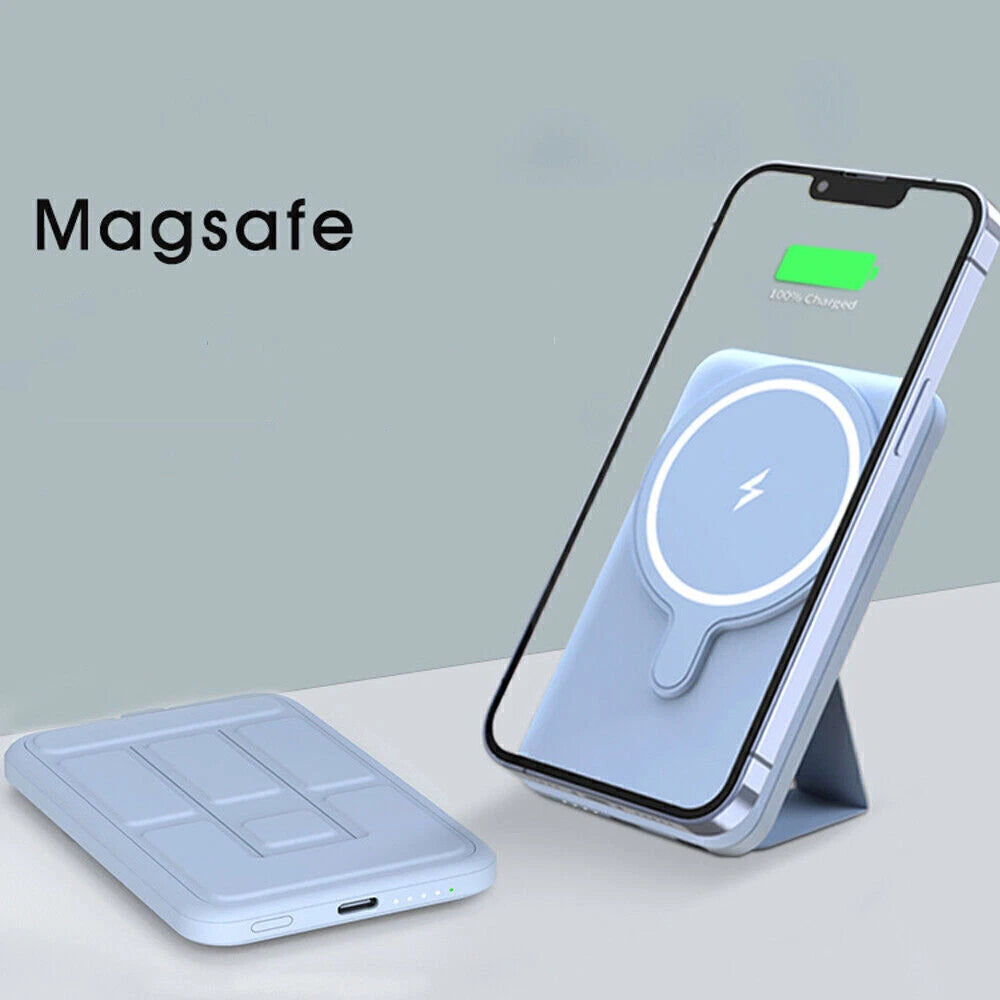 Foldable MagSafe Battery Pack Magnetic Power Bank for iPhone 13/14/15/16 Pro Max