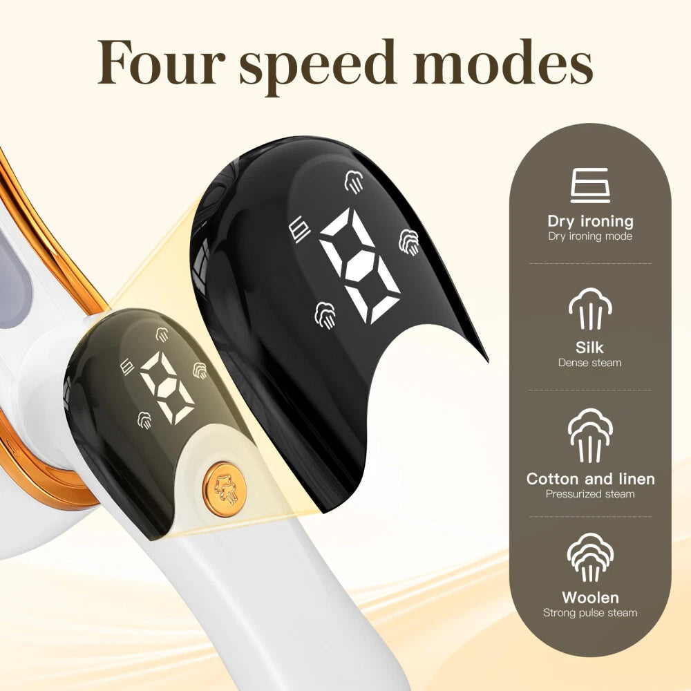 Garment Steam Iron Travel Size Small Handheld 1200W Steam Iron Fast Heat UK Plug