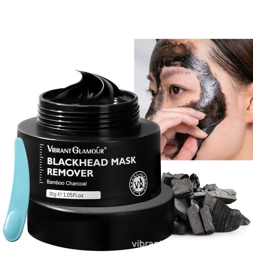 Bamboo Charcoal Blackhead Removal Peel-Off Nose Mask Clean Pores Tool♤