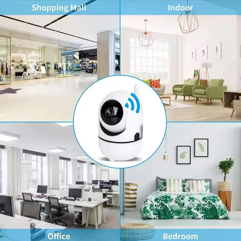 UK 1080P IP Camera Wireless WiFi Indoor CCTV HD PTZ Smart Home Security IR Cam