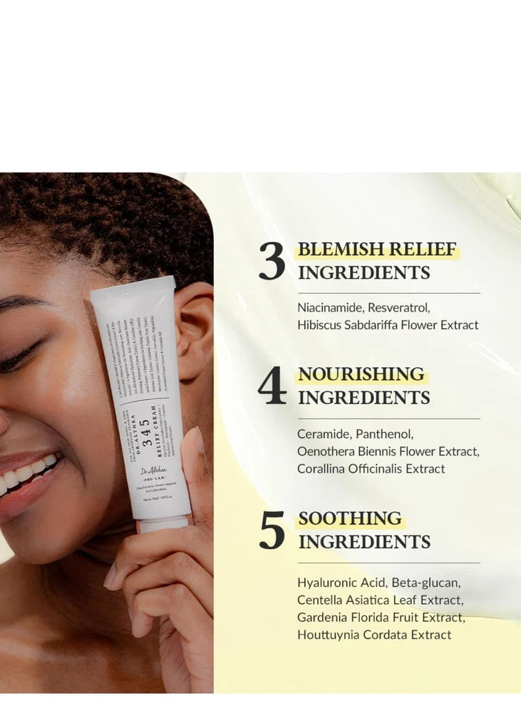 Dr. Althea 345 Relief Daily Face Moisturizer Cream 50ml 1.69 fl oz  -(US-SELLER)
