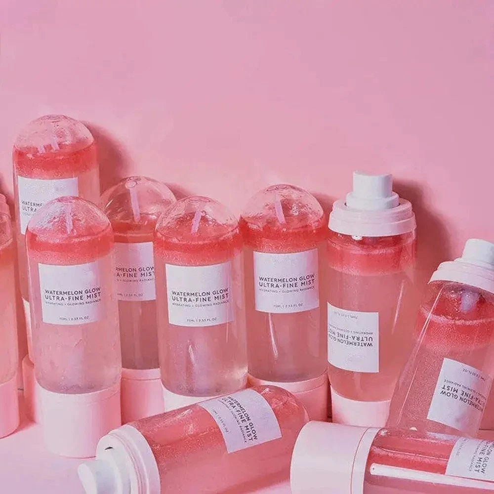 1/2/3pcs Watermelon Glow Facial Spray Hydrating Mist Hyaluronic Skin Care