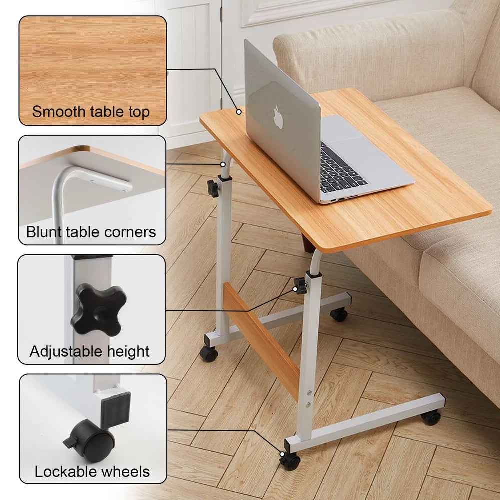 Laptop Table Stand Folding Desk Bed Computer Study Adjustable Portable Sofa Tray