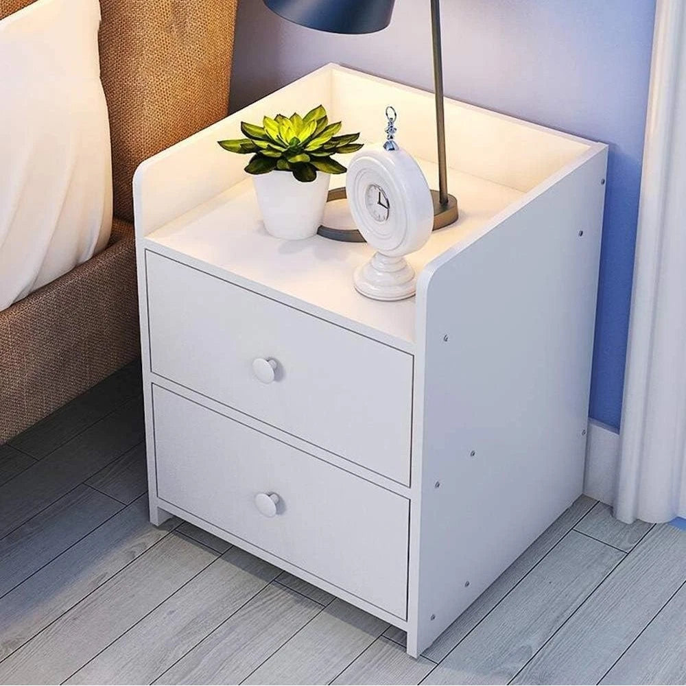 3 Drawer Wooden Bedroom Bedside Cabinet Furniture Storage Nightstand Side Table