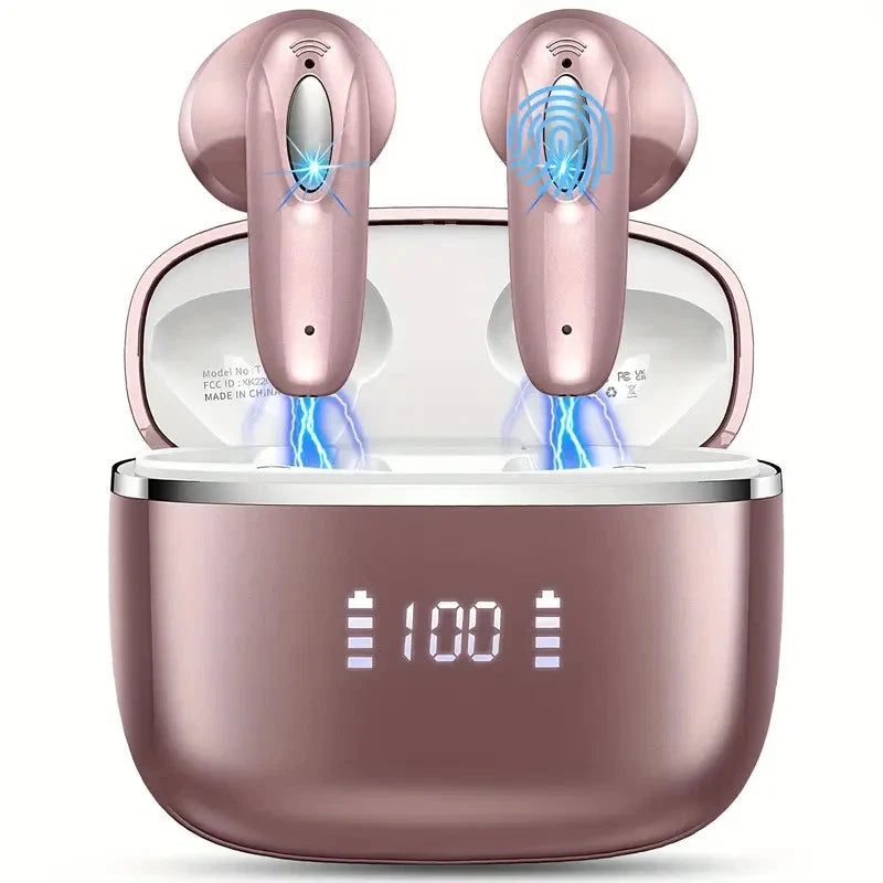 TWS Wireless Earbuds Bluetooth 5.3 Earphones For iPhone & Android