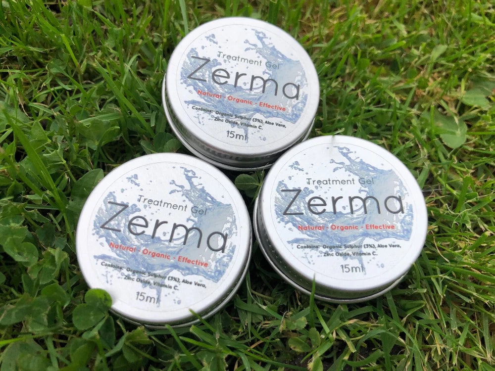 ZERMA Eczema, Psoriasis, Skin Rash Ointment Cream, Natural Treatment Gel