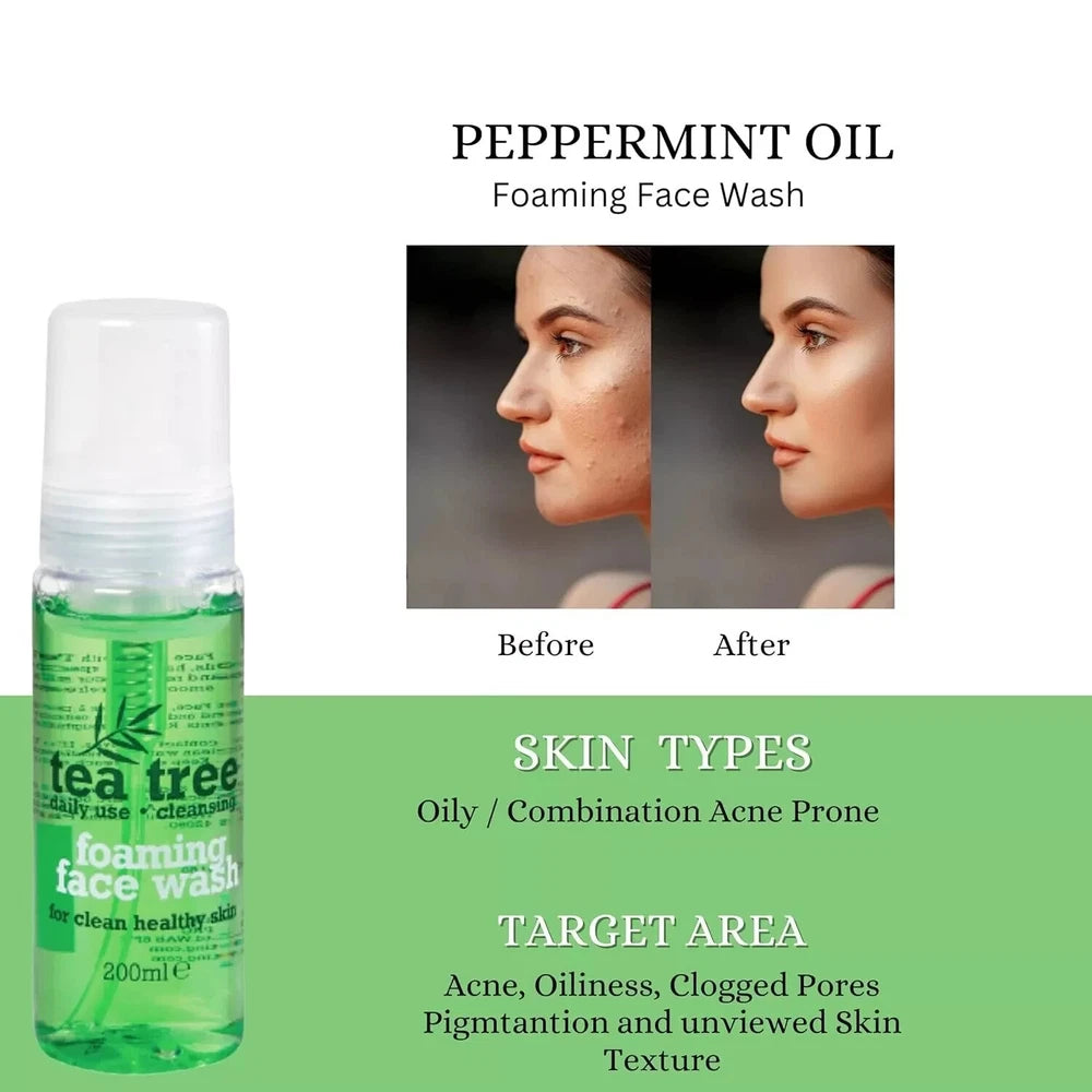 Tea Tree Foaming Face Wash 200Ml x 6