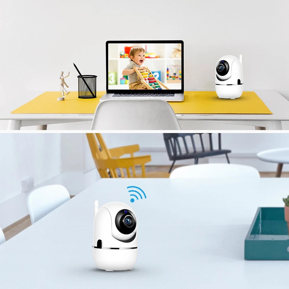 UK 1080P IP Camera Wireless WiFi Indoor CCTV HD PTZ Smart Home Security IR Cam