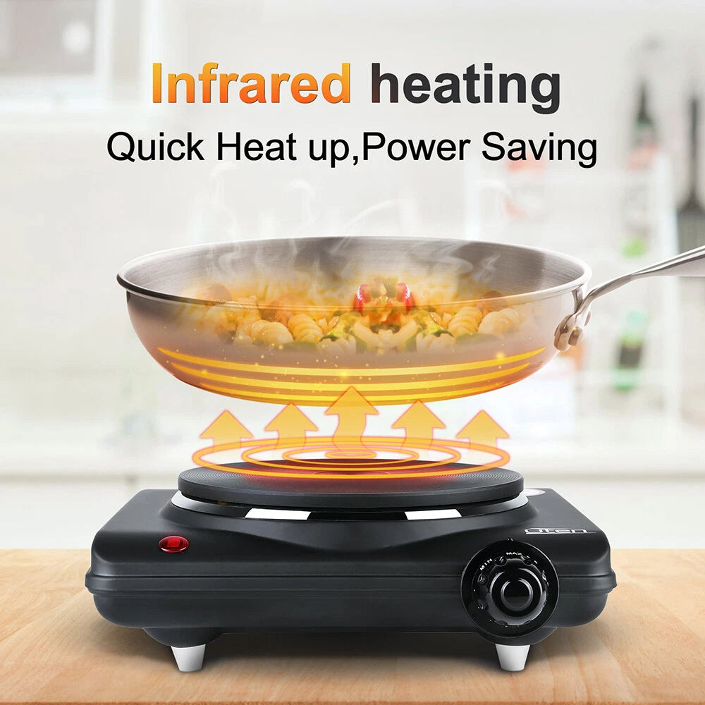 New Electric Hot Plate Portable Single Double Table Top Cooker Kitchen Hob Stove