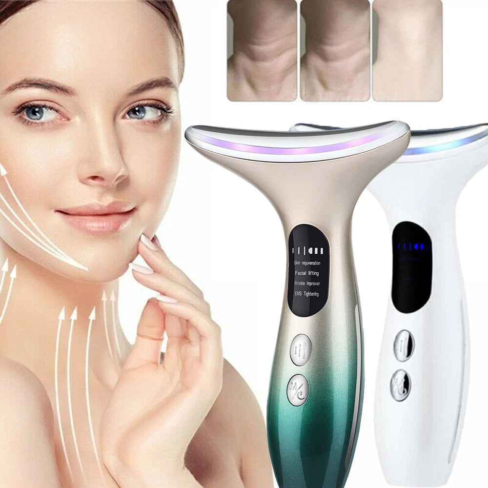 Skin Tightening Machine RF LED Light Photon Therapy Face Massager Facial Beauty